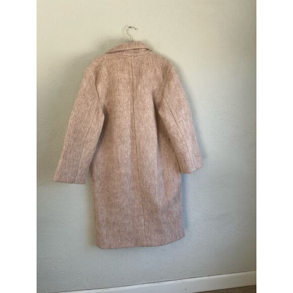 Anthropologie Grey Lab Woman Oversize Longline Wool Blend Coat, Size Med… - Picture 10 of 13
